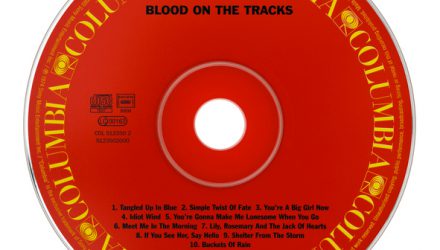 Wierden, the Netherlands - September 30, 2011 : The CD "Blood on the tracks" by the famous American singer songwriter Bob Dylan, born as Robert Zimmerman. The album was recorded in 1974 and is supposed to be one of Dylan's most popular all-time albums.